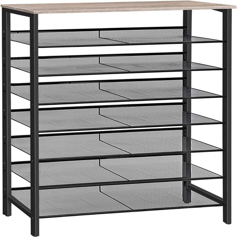 Shoe Rack Organizer - 29.5"D x 11.8"W x 53.9"H