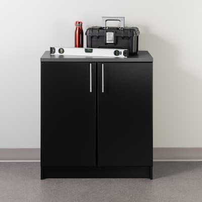 Prepac Elite Home Storage 16 in Deep Base Cabinet - 32" W x 35.75" H x 18" D
