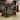 Solid Wood Swivel Bar Stool Carved Hardwood Rotatable Pub Height Stools