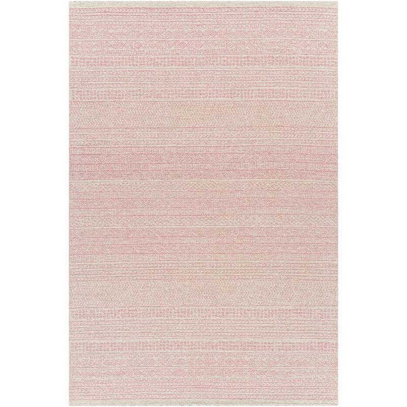 Livabliss Maroc Bohemian Tribal Hand Tufted Area Rug - 9' x 12' - Rose