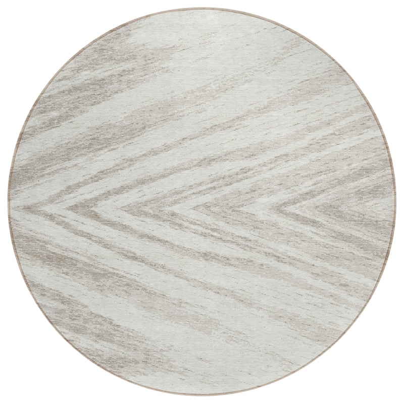 Machine Washable Indoor/ Outdoor Chantille Modern Chevron Rug