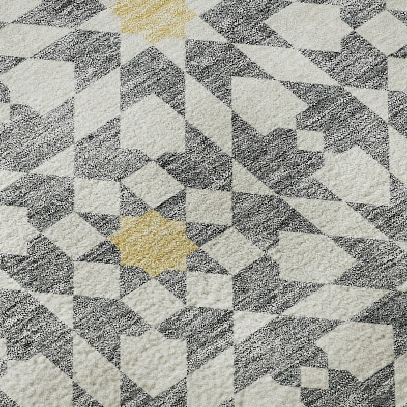 Premium Washable Super Soft Modern Mosaic Mayfield Rug