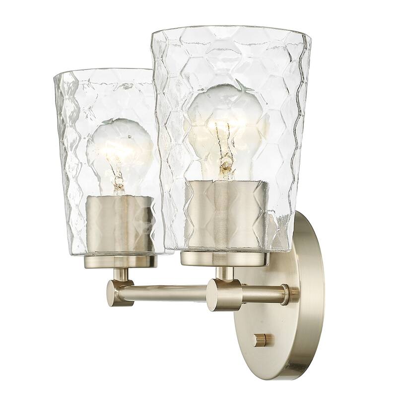Millennium Lighting Ashli 2/4 Light Vanity Light with Clear Honeycomb Glass Shades