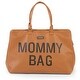 preview thumbnail 1 of 1, Childhome Leather Look Mommy Bag Beige