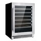 preview thumbnail 11 of 9, 48-Bottle Stainless Steel 24 in. Single Zone Compressor Wine Cooler - 24 in.