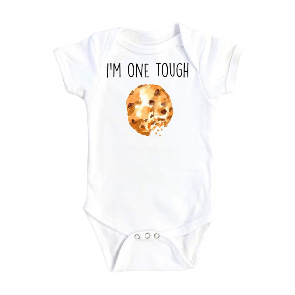 Cookie Tough - Baby Boy Girl Clothes Infant Bodysuit Funny Cute Newborn