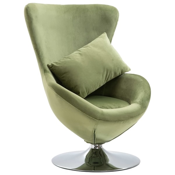 Light green deals velvet chair