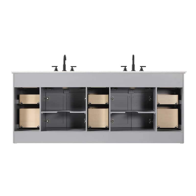 Nathaniel Double Bathroom Vanity (54-84 inch)