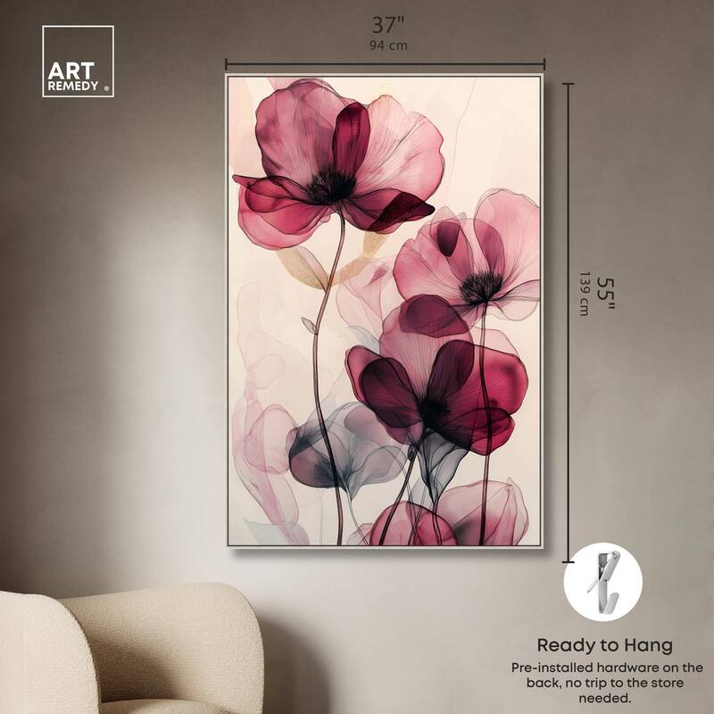 Filigree Flora I Canvas by Art Remedy