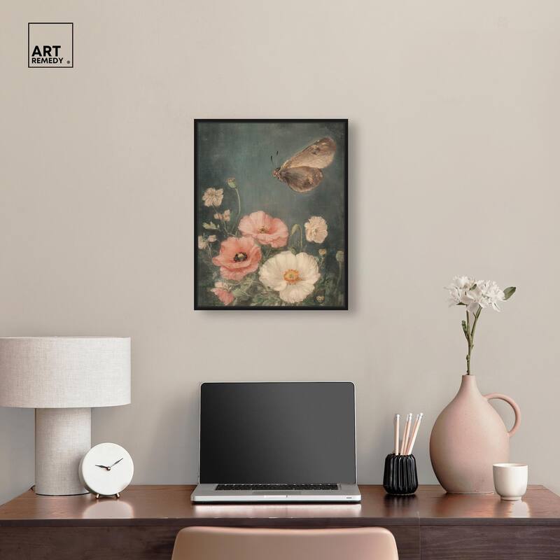 Shadowed Flutter II Canvas by Art Remedy