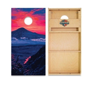 Hawaii Volcanoes National Park Regulation 2x4 Cornhole Board Set