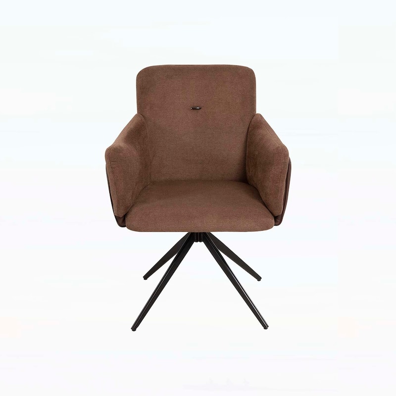 360° Swivel Home Office Desk Chairs Set of 2,with Metal Base for Comfort and Style