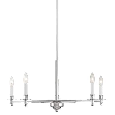Savoy House 1-4410-5 Jasmine 5 Light 30" Wide Taper Candle Style