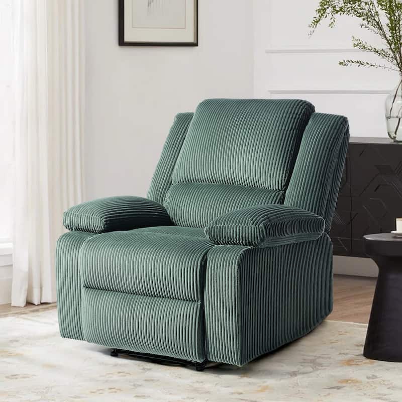 Corduroy Adjustable Recliner Chair Sofa for Living Room