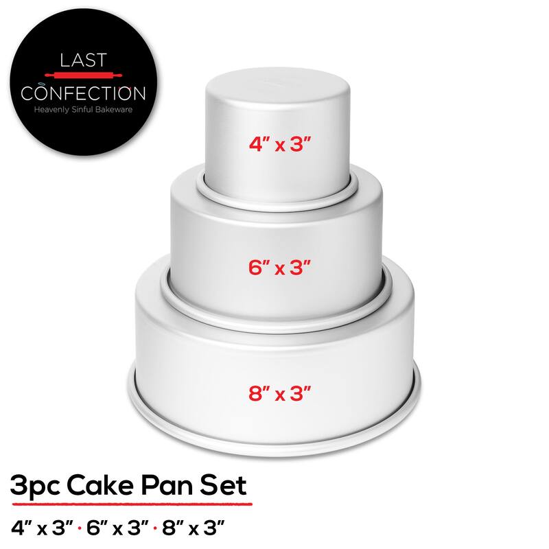 Round Aluminum Cake Pan Sets