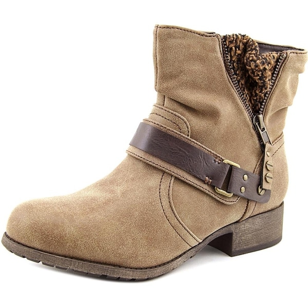 women's round toe ankle boots