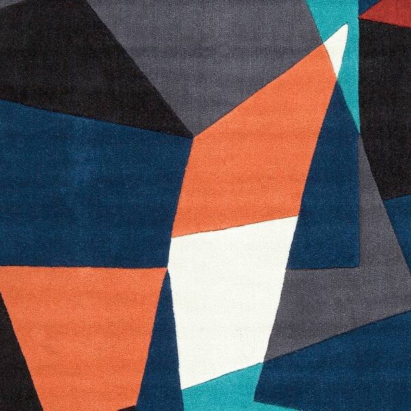 Shop Hand Tufted Abstract Geometric Contemporary Area Rug