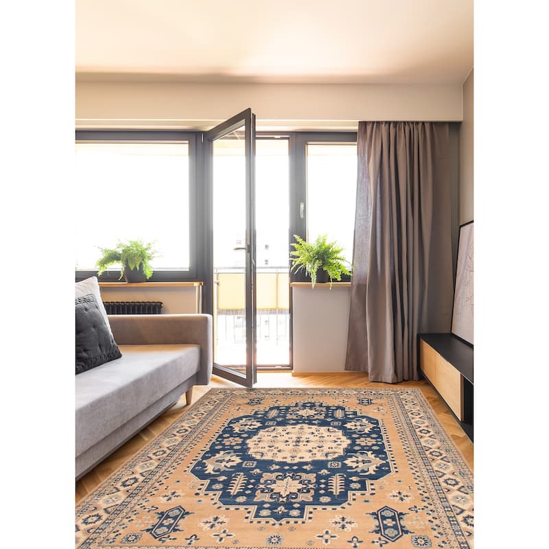 ECARPETGALLERY Hand-knotted Finest Ghazni Copper Wool Rug - 9'10 x 14'6