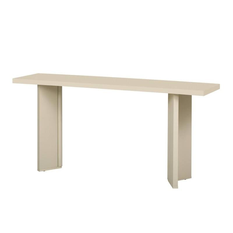 63" Console Table with Pine Wood for Living Room Study or Dining Room
