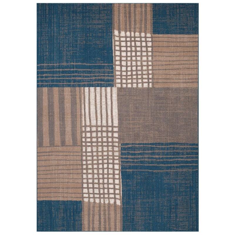 Luxe Weavers Modern Plaid Area Rug, Indoor Rug