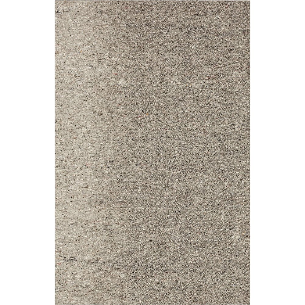Mohawk Home Non Slip Rug Pad 1/2" Inch Thick Felt Cushion Reversible - Grey