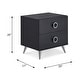 preview thumbnail 19 of 17, ACME Carson Carrington Rjukan Contemporary Nightstand with 2 Drawers