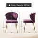 preview thumbnail 47 of 88, Barbara Contemporary Upholstered Side Chair with Small Base Set of 2 by HULALA HOME