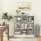 preview thumbnail 14 of 18, Costway 8-Cube Bookcase 41" Wooden Toy Storage Organizer for Kids - See Details
