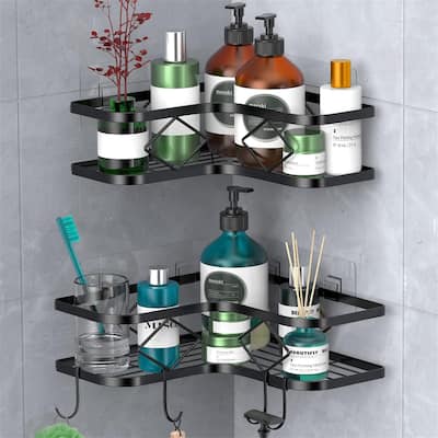 2 Pack Shower Corner Organizer Shelf - 10*4*4inch