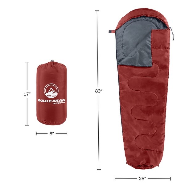 Mummy Sleeping Bag - Cold Weather Sleeping Bag - Waterproof