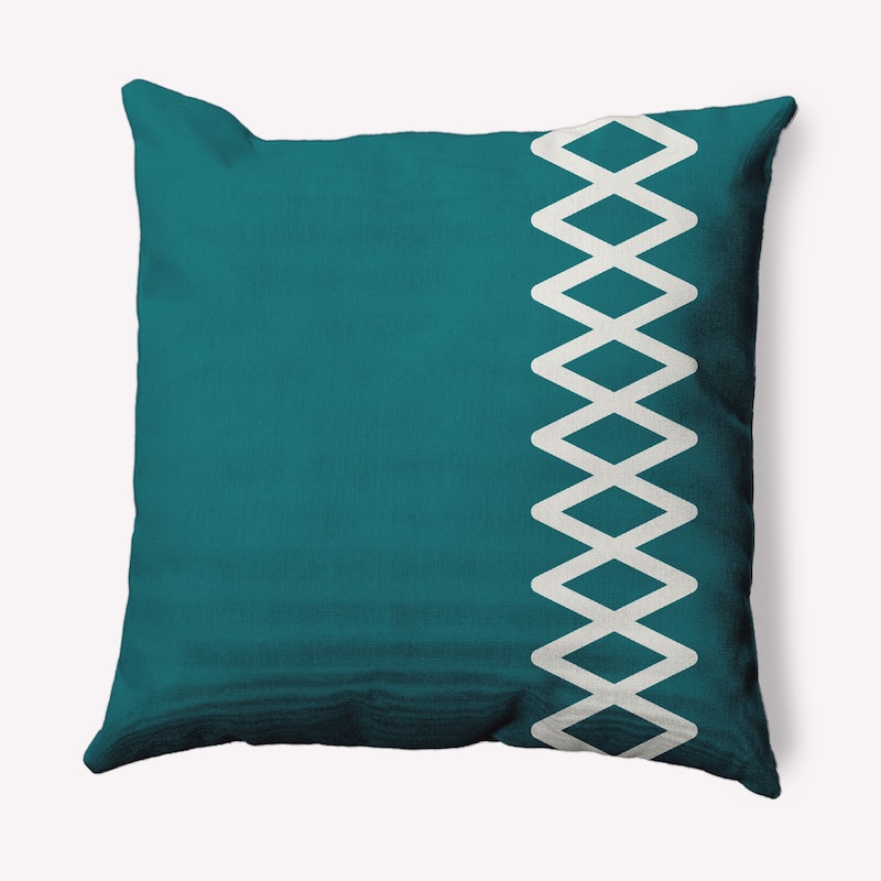 Zipper Stripe Nautical Decorative Indoor Pillow - 20" x 20" - Dusty Purple