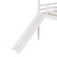 preview thumbnail 15 of 14, Twin Size House Loft Bed with Slide, White