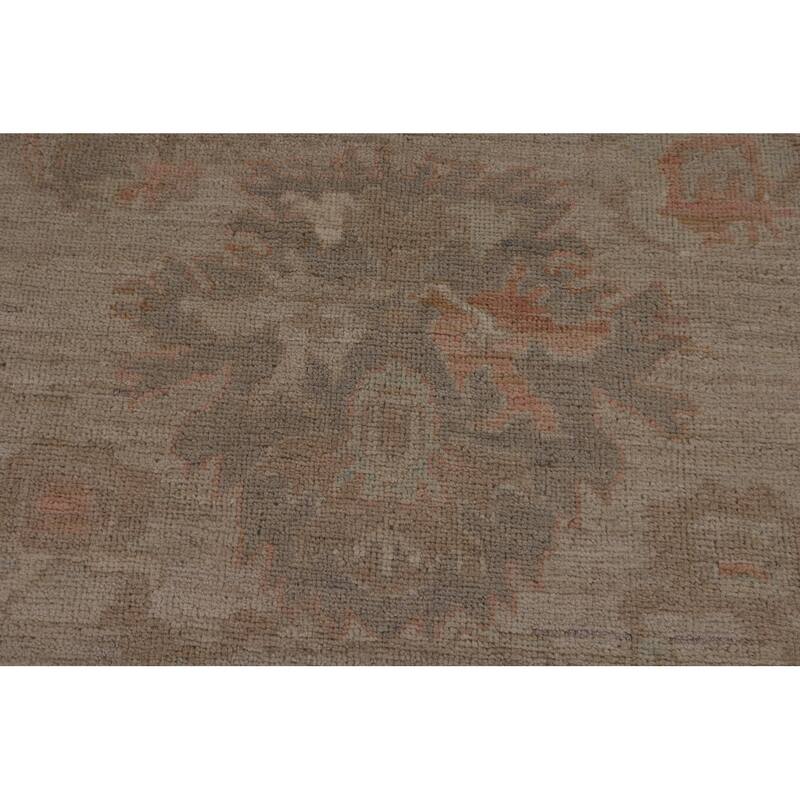 Oushak Turkish Area Rug Vegetable Dye Handmade Wool Carpet - 8'3"x 9'8"