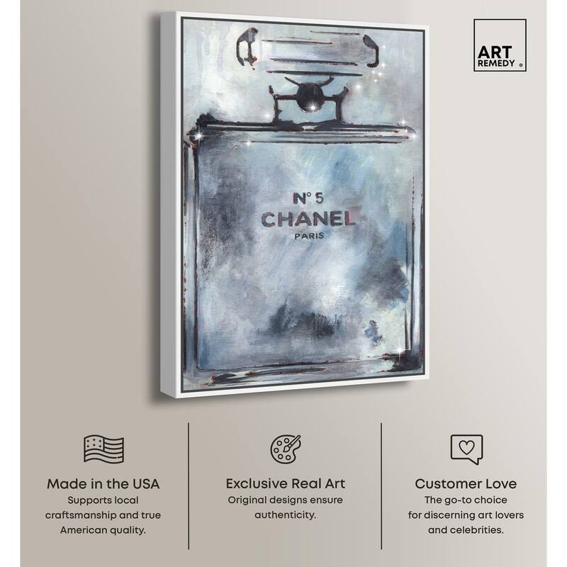 Doll Memories - Grey Perfume Canvas by Art Remedy