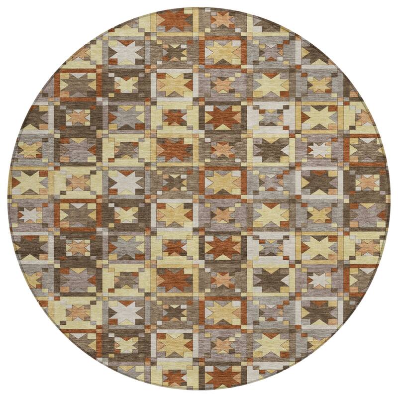 Machine Washable Indoor/ Outdoor Global Goddard Chantille Rug