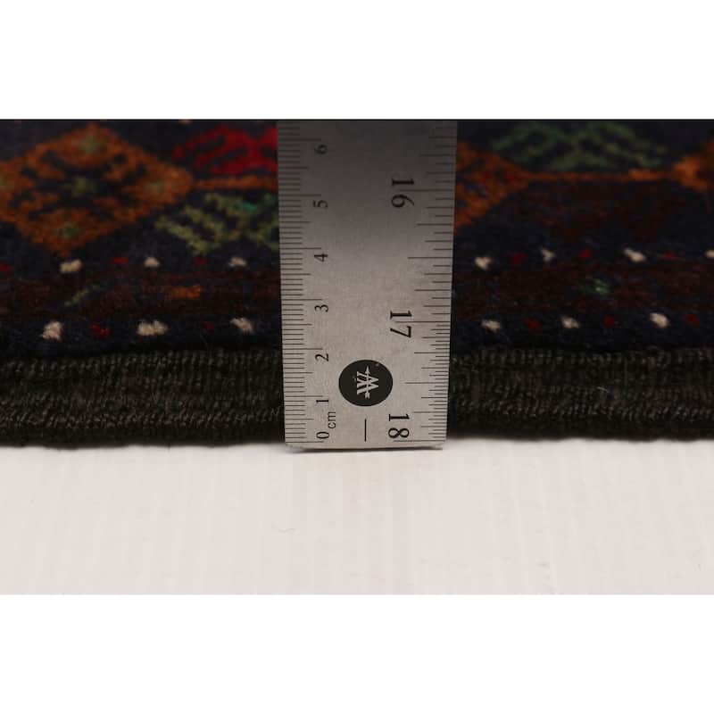 Teimani Beige, Red Rug 3'8" x 6'3" - 3'8 x 6'3