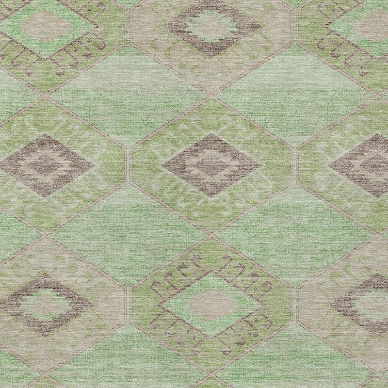 HomeRoots Aztec Transitional Rectangle Outdoor Rug