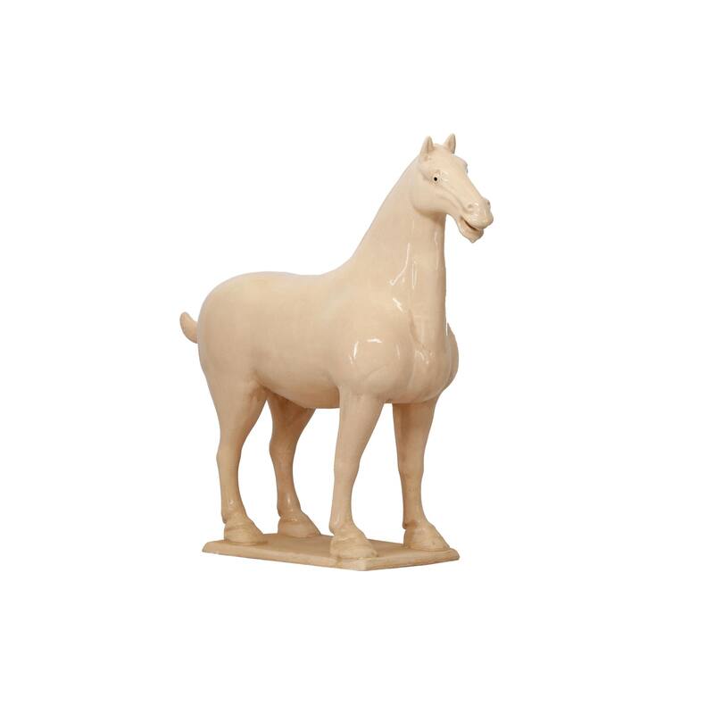 Artissance 16.5"H Terra Cotta White Tang Horse - Large
