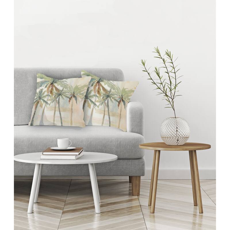 Laural Home The Palms Beach Indoor Decorative Pillow