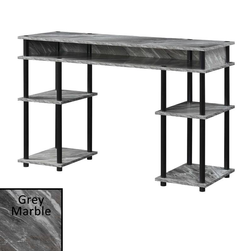 Convenience Concepts Designs2Go No Tools Student Desk with Shelves