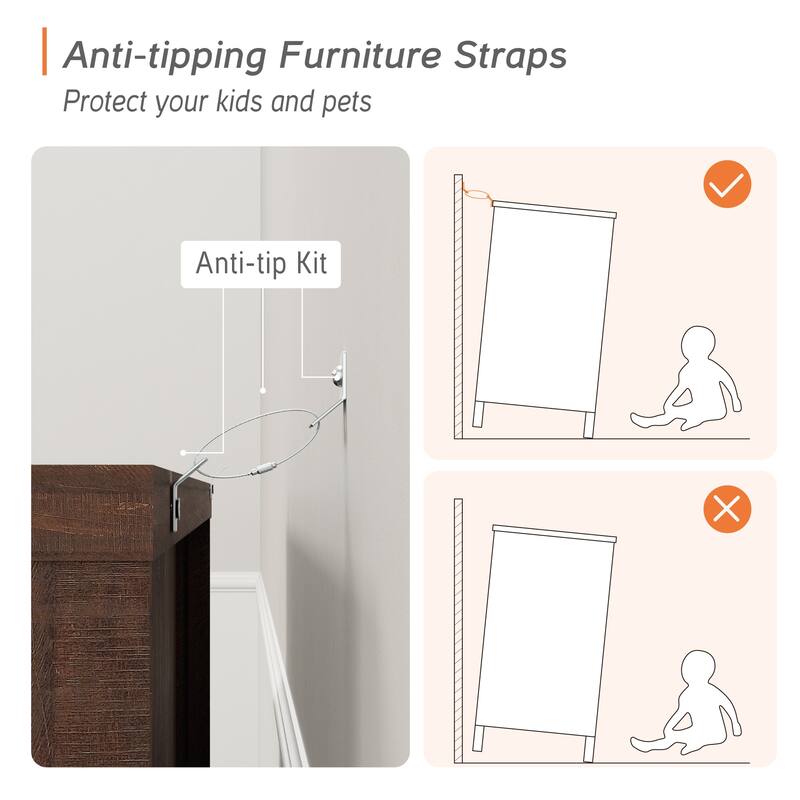 3 Tier Bookcase with Drawer,73.3" Tall Floor Standing Bookshelf