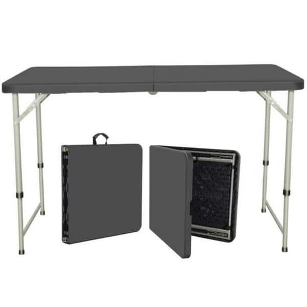 Adjustable Height Camping Table 48 in * 24 in * 29 in Bed Bath