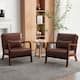 Option Coffee/PU/Brown Wood