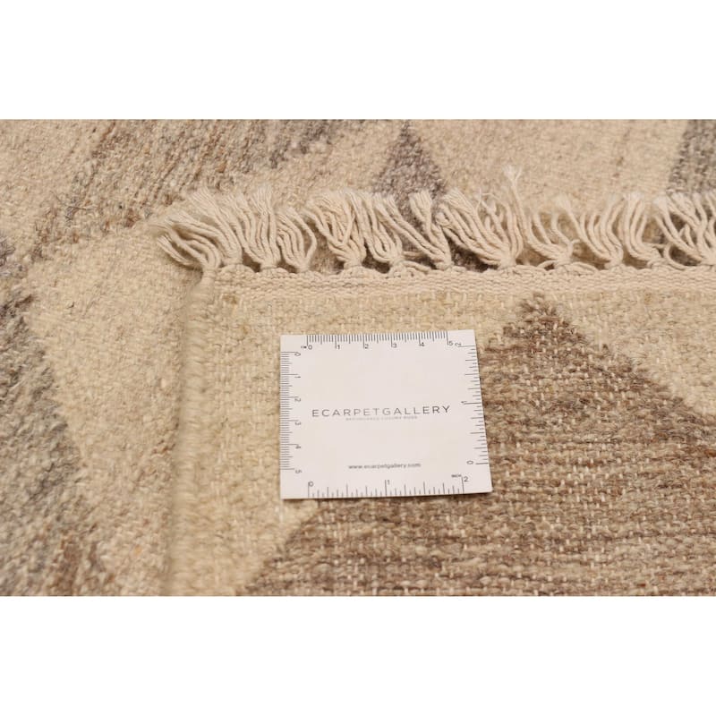 Ankara FW Cream Kilim 5'2" x 7'9" - 5'2 x 7'9