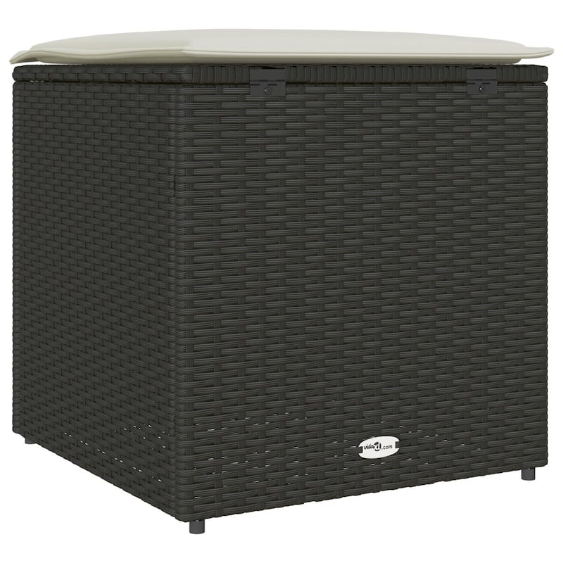 Comfy Outdoor Storage Box for Sofa Cushions - 19.7 x 19.7 x 19.7 in