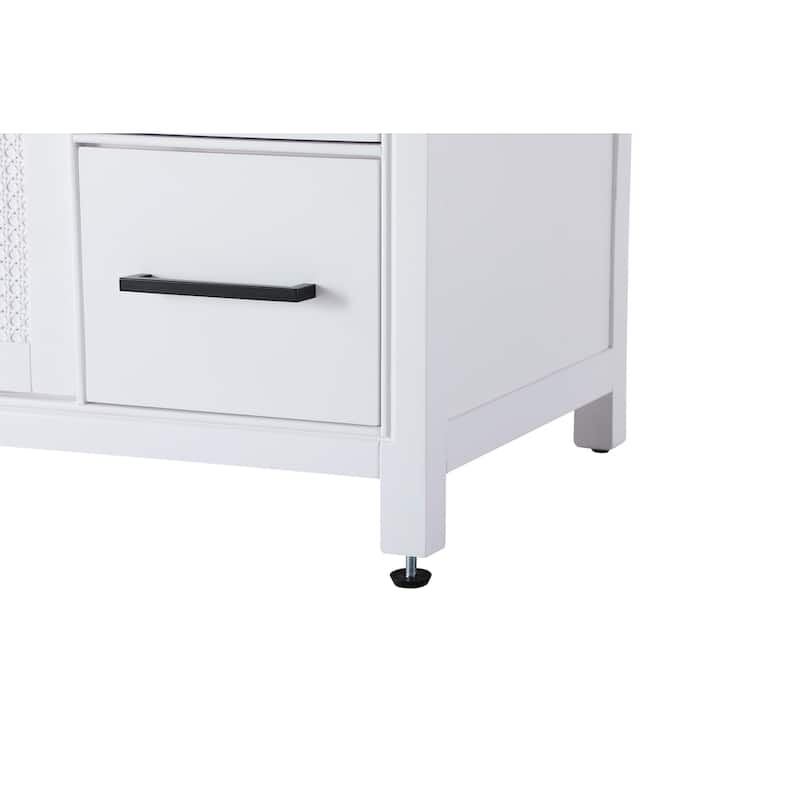 Elegant Lighting VF29542 Alina 42" Free Standing Single Basin Vanity