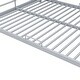 preview thumbnail 26 of 32, Metal Triple Bunk Bed with Built-in Ladders, Convertible into Platform Bedframe for 3 Kids Teens Adults, No Box Spring Required