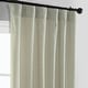 preview thumbnail 33 of 40, Exclusive Fabrics Simply Faux Linen Curtains - 2 Panels - Light Filtering Window Curtains