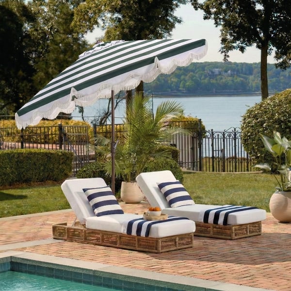 10x13 patio umbrella Treasure Garden 10' X 13' Rectangle Cantilever Umbrella - AKZPRT