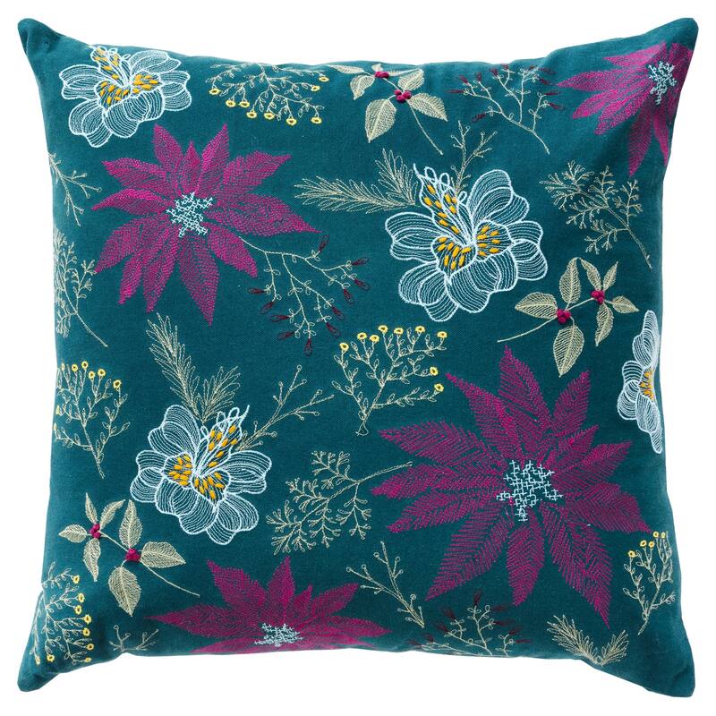 Rizzy Home Seasonal Botanicals Throw Pillow Cover